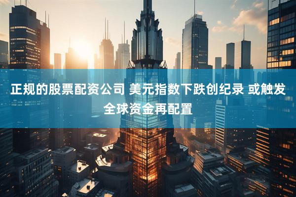正规的股票配资公司 美元指数下跌创纪录 或触发全球资金再配置